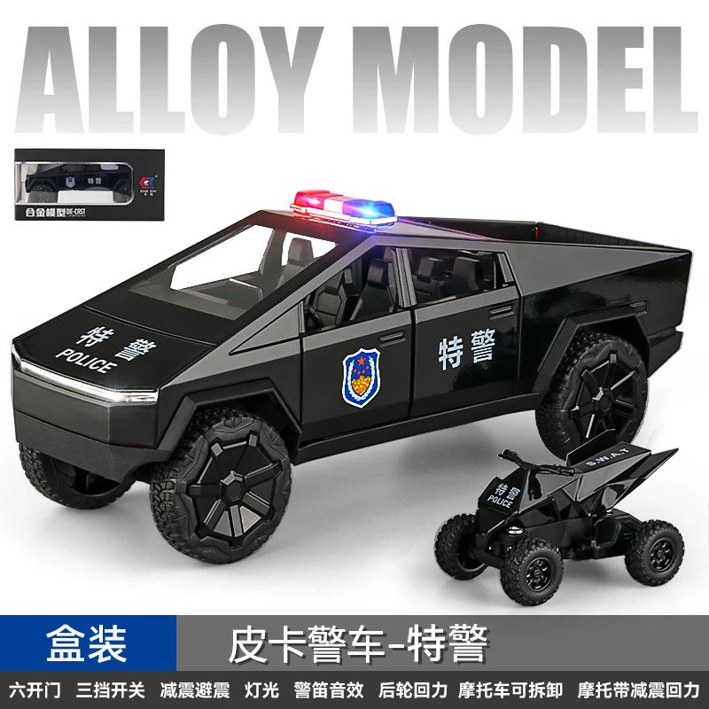 1：24特斯警车-盒-黑