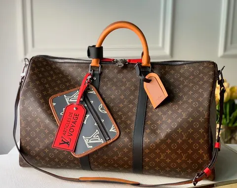Louis Vuitton Monogram Keepall 50 Travel Bag