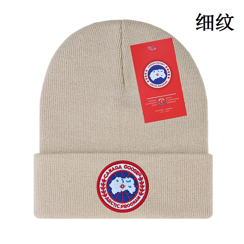 Canada Goose-驼色细纹-红标