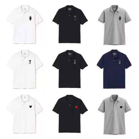 Marc Jacobs Bear and Heart Embroidered Polo Shirt Collection
