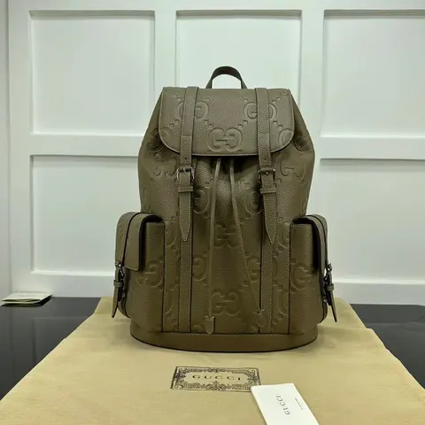 Gucci GG Supreme Leather Backpack