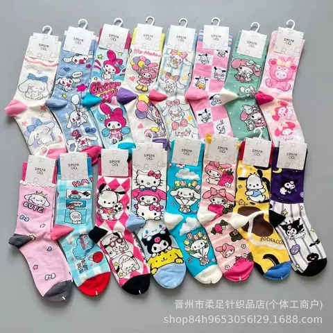 Sanrio Characters Cotton Socks Collection
