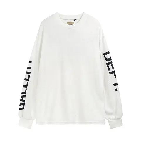 GALLIEN Long Sleeve White T-Shirt