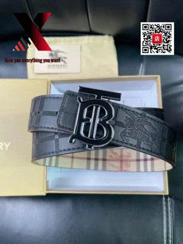 Burberry Monogram Belt with TB Buckle