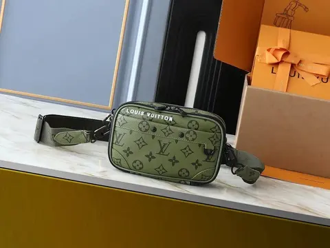 Louis Vuitton Green Monogram Crossbody Bag