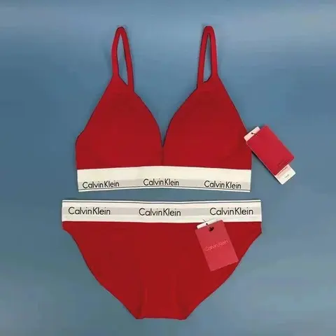 Calvin Klein Red Bikini Set