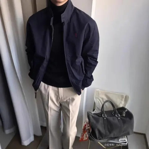 Polo Ralph Lauren Navy Bomber Jacket