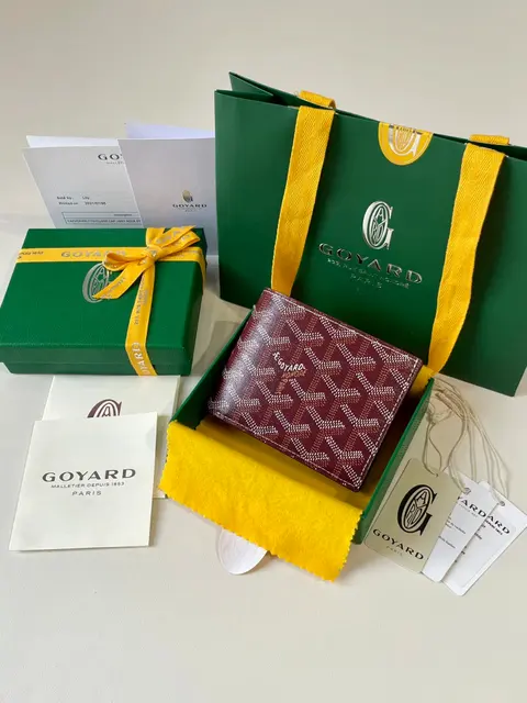 Goyard Monogram Wallet with Original Packaging