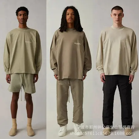 Essentials Oversized Long Sleeve T-Shirt Collection