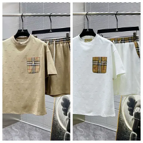Burberry Monogram T-Shirt and Shorts Set