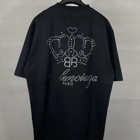 Balenciaga Paris Crown Logo T-Shirt