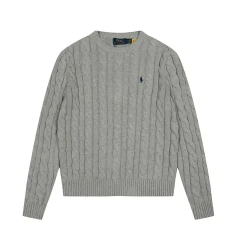 Polo Ralph Lauren Gray Cable Knit Sweater