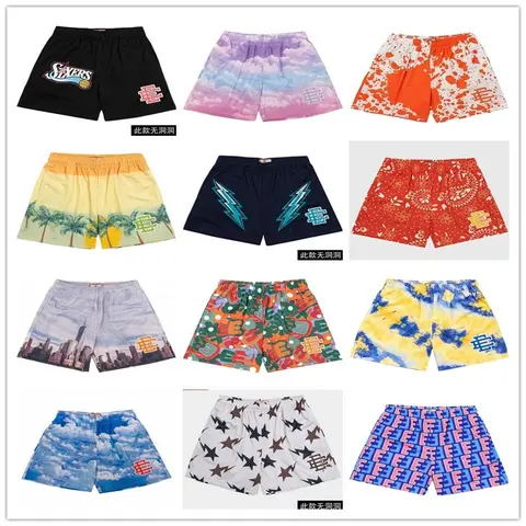 Collection of Graphic Print Shorts Featuring Various Designs and Patterns