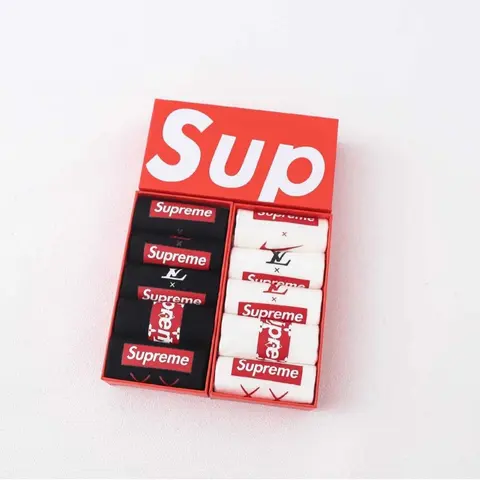 Supreme x Louis Vuitton Box Logo Socks Set