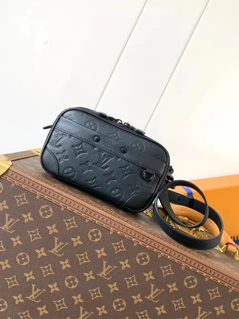 Louis Vuitton Black Monogram Empreinte Crossbody Bag