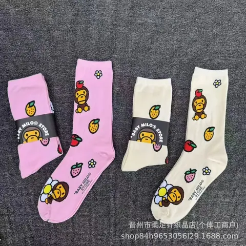 BABY MILO Store Fruit Pattern Socks