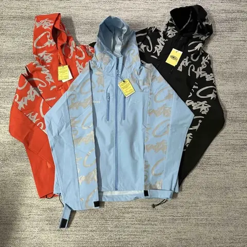 ITework Patterned Hooded Windbreaker Jacket Collection