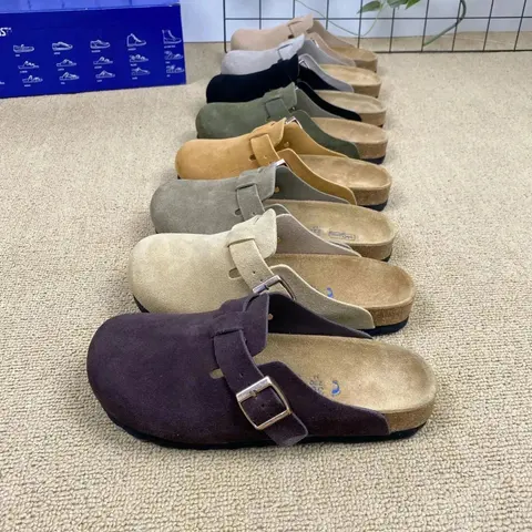 Birkenstock Boston Suede Clogs