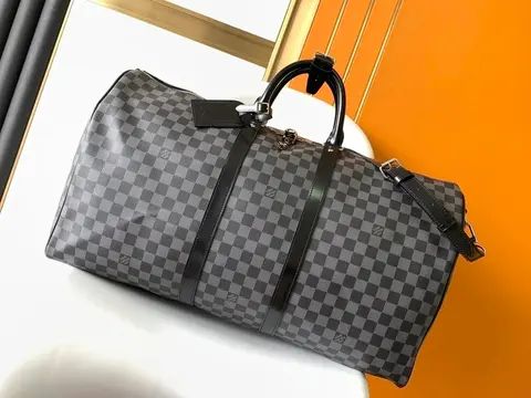 Louis Vuitton Damier Graphite Keepall 50 Duffle Bag