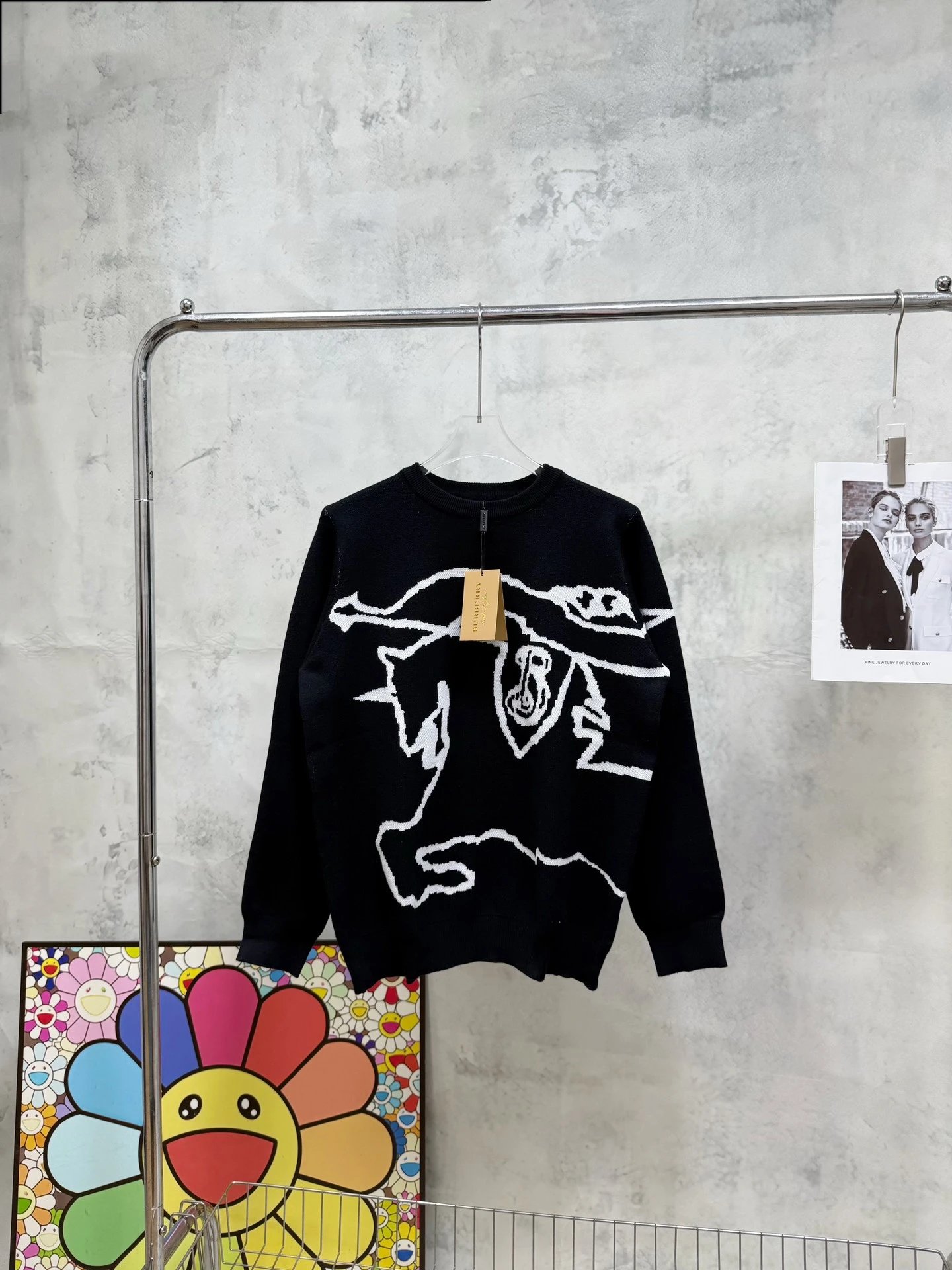 Burberry毛衣 -黑色