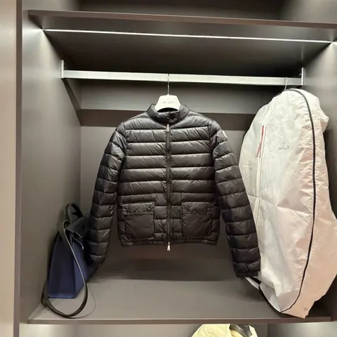 MC CLER Black Quilted Down Jacket
