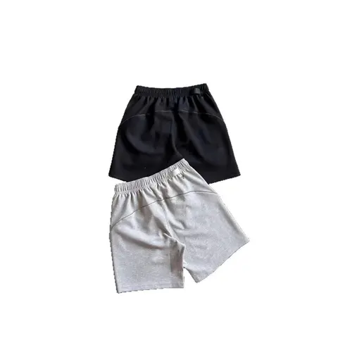 Men's Athletic Shorts Set - Black and Gray