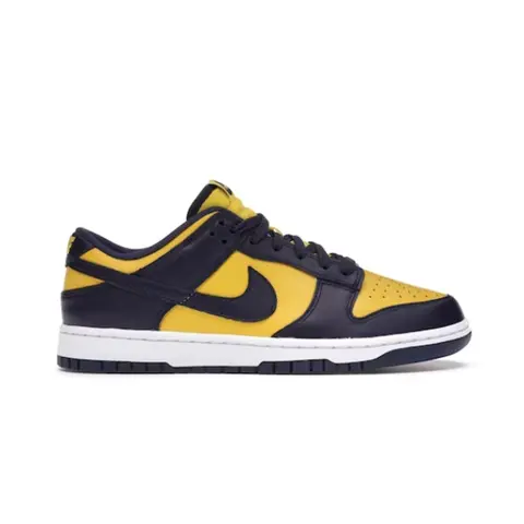 Nike Dunk Low Yellow and Navy