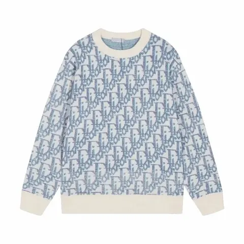 Dior Oblique Pattern Knit Sweater