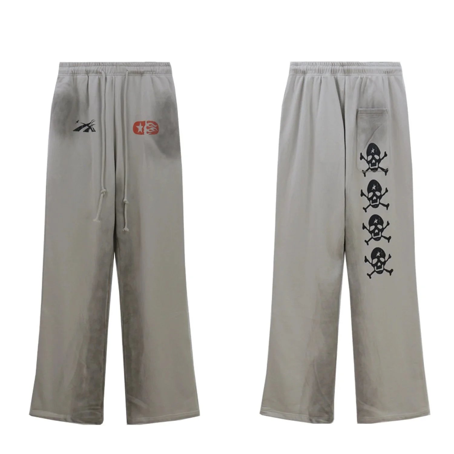 8175-裤子 灰