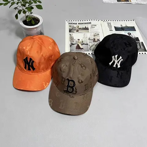 NY Yankees and Boston Red Sox Patterned Baseball Caps Collection