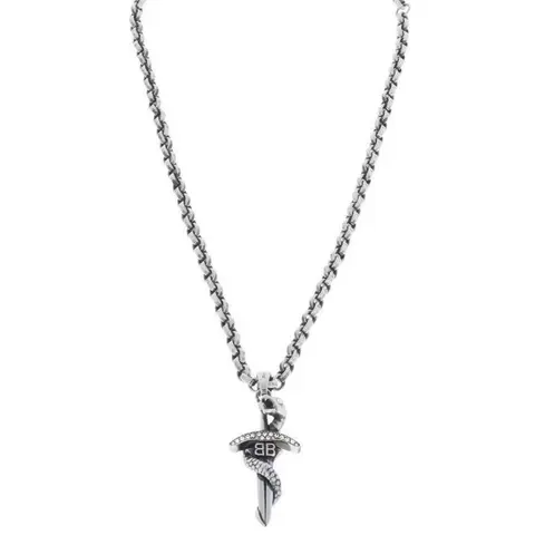 Balmain BB Logo Pendant Necklace