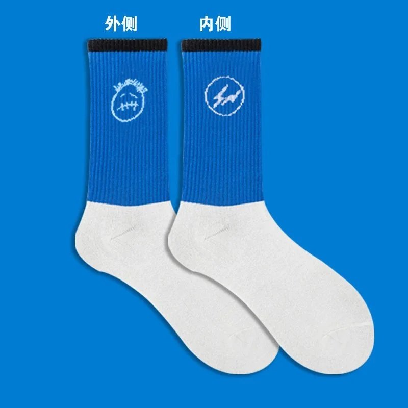 倒钩闪电（蓝白鬼脸）