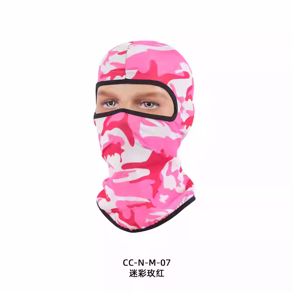 Camouflage rose red