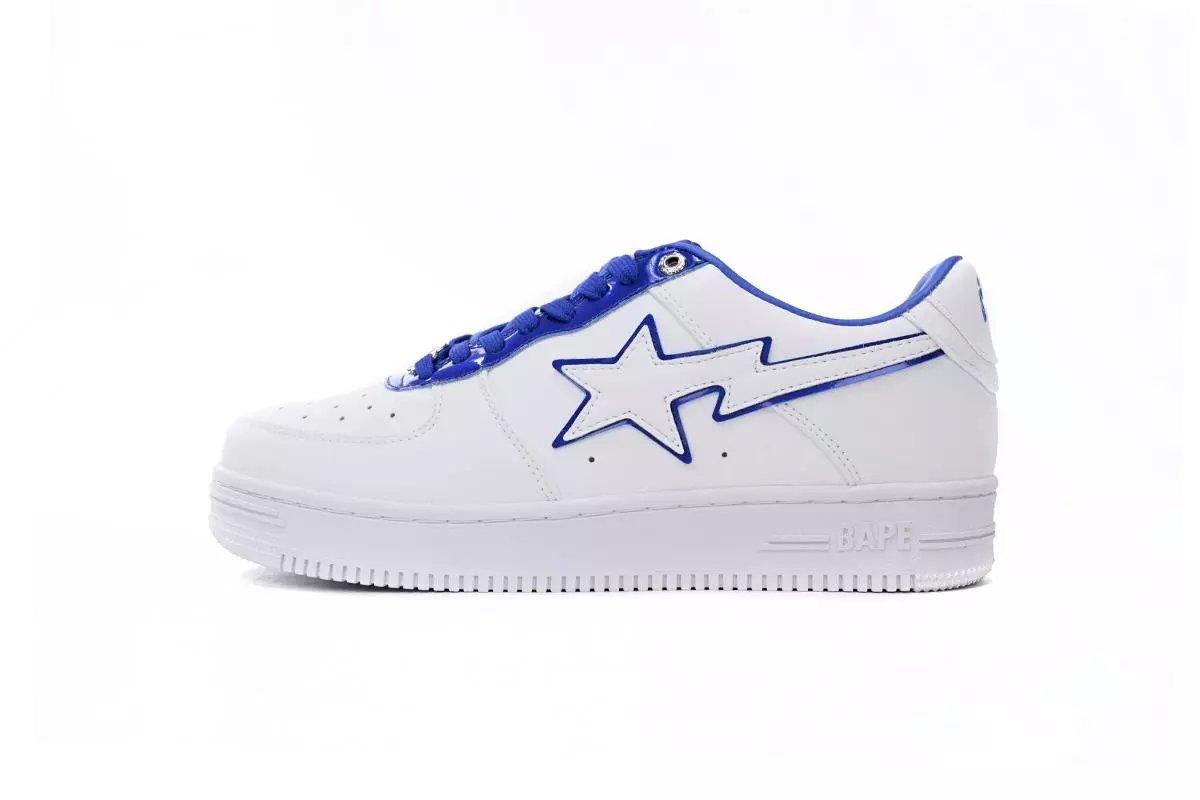 White Blue Border