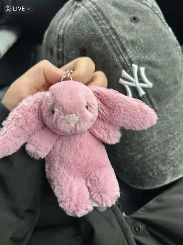 邦尼兔挂件深粉8cm