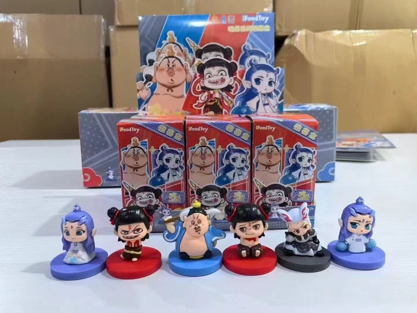 哪吒手办整套6个装