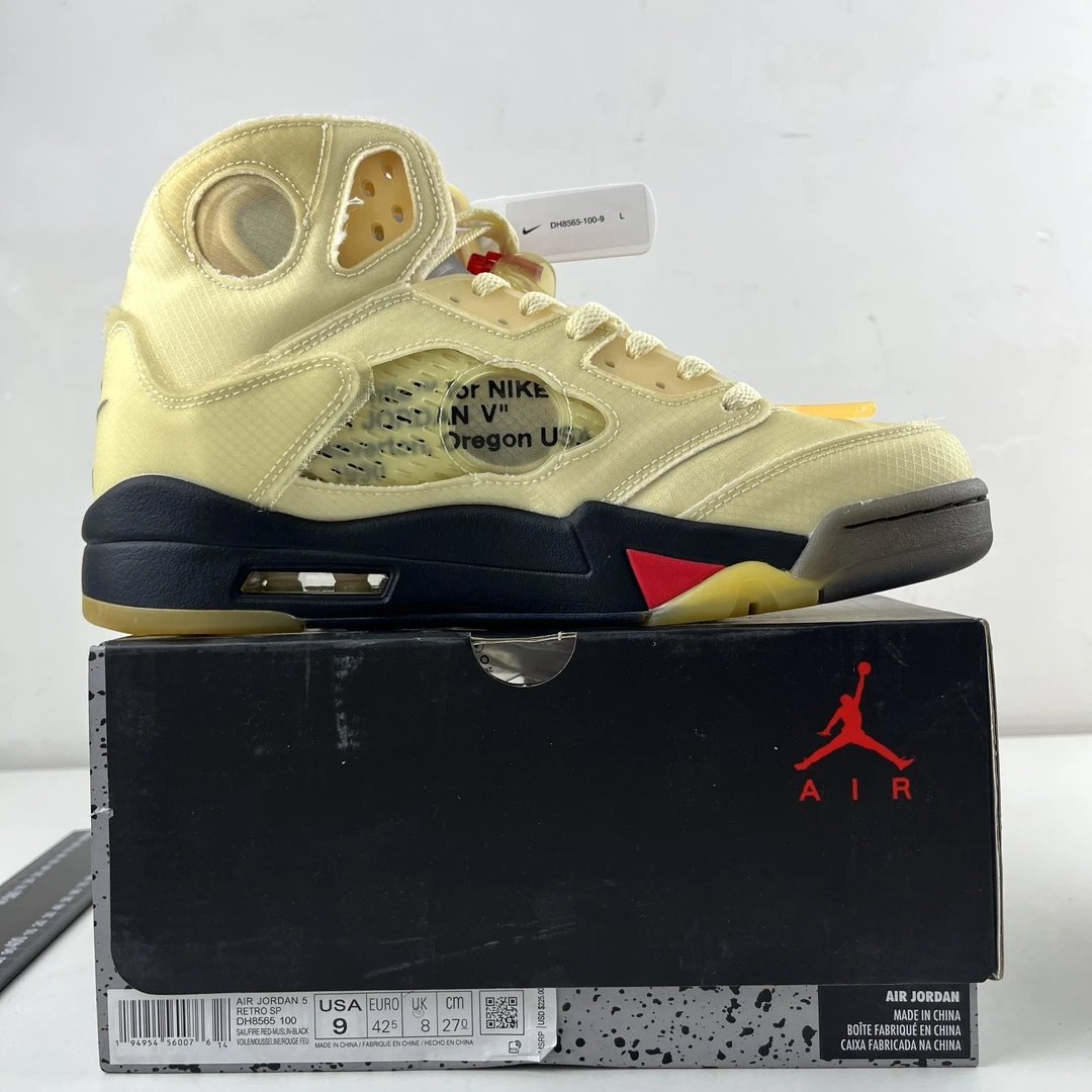 AJ5联名奶油白帆黄蝉翼 DH8565-100