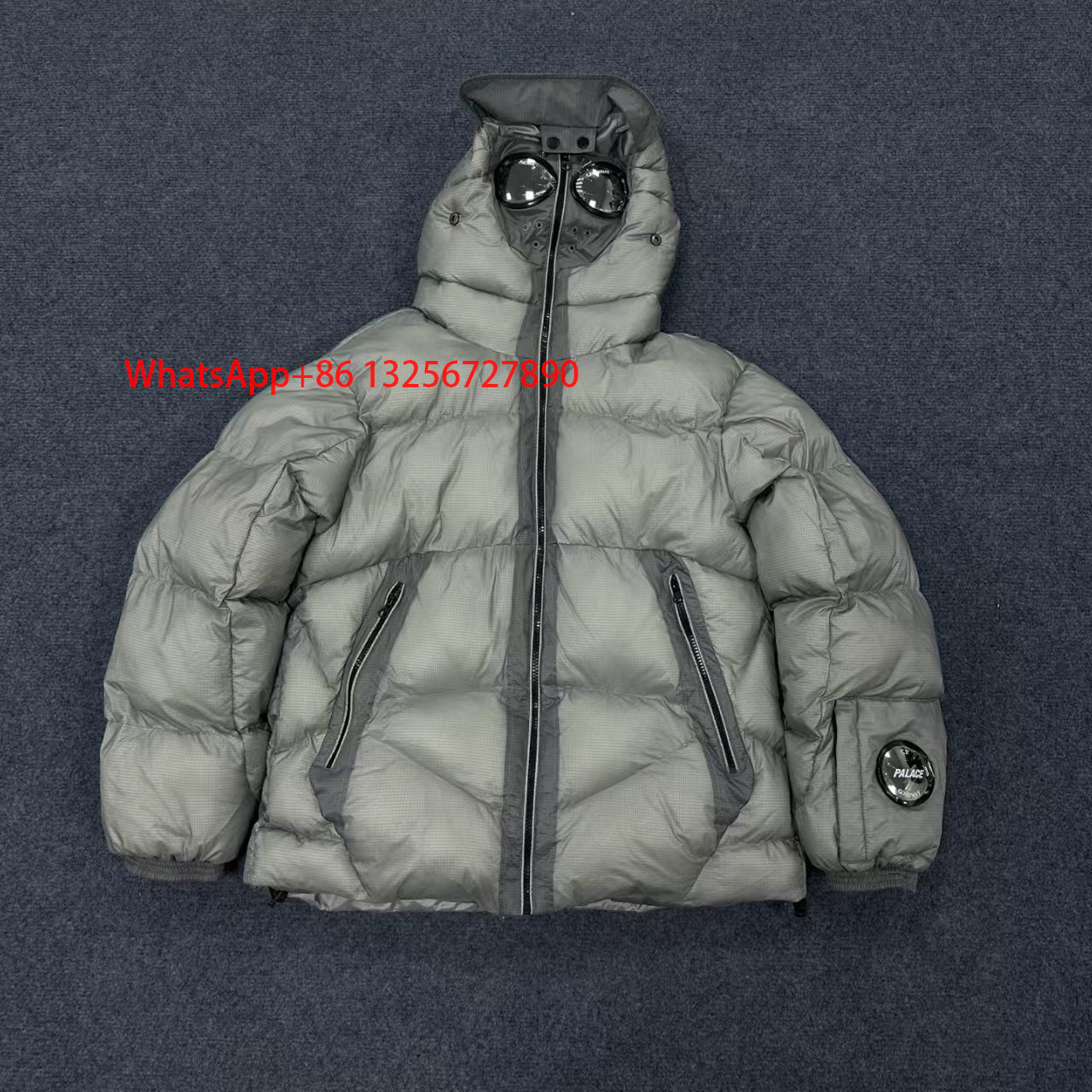 CP 银灰色棉服2