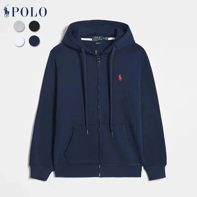 蓝色红标 拉链   hoodie