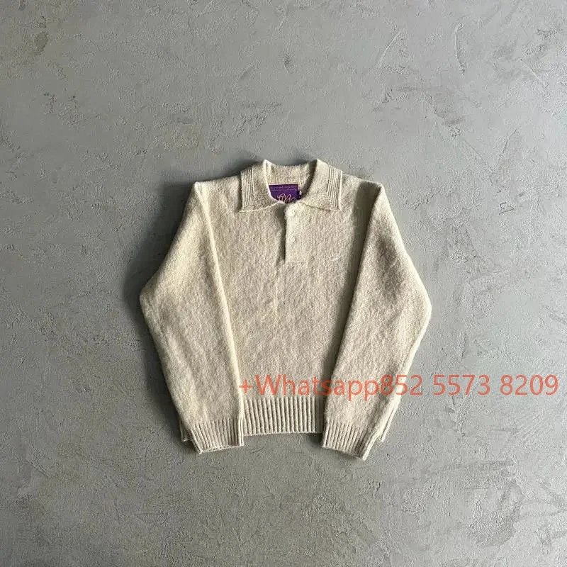 POLO毛领大C/米色