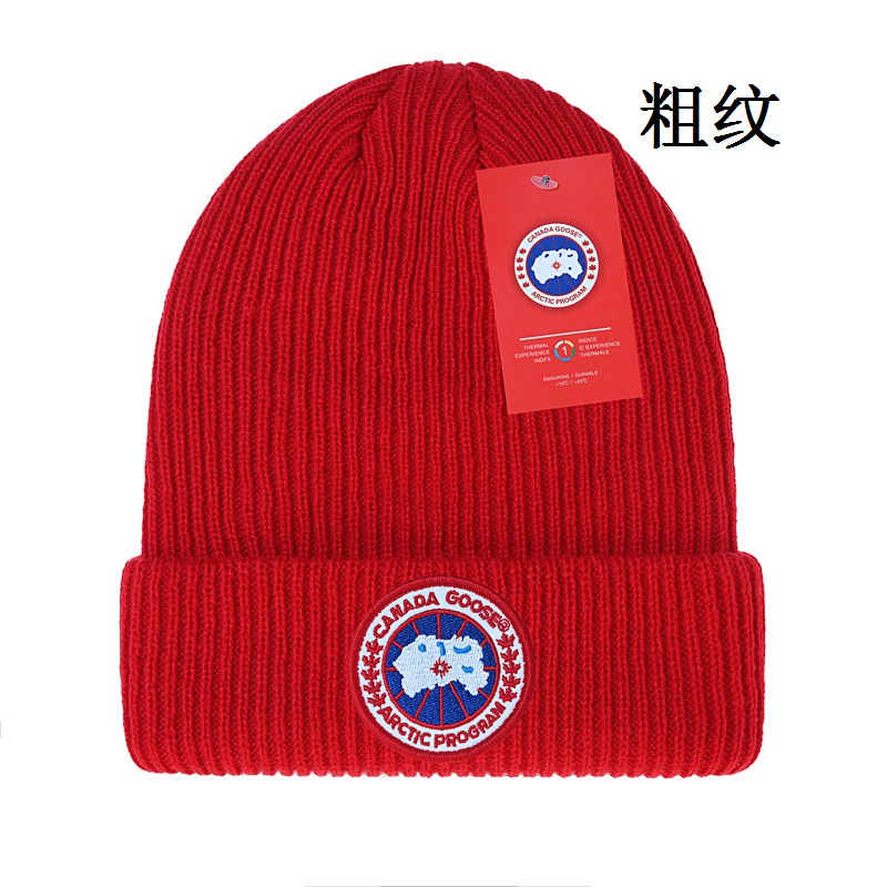 Canada Goose-红色粗纹-红标