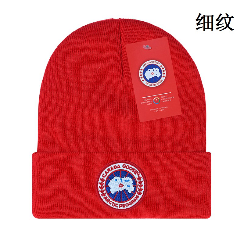 Canada Goose-红色细纹-红标