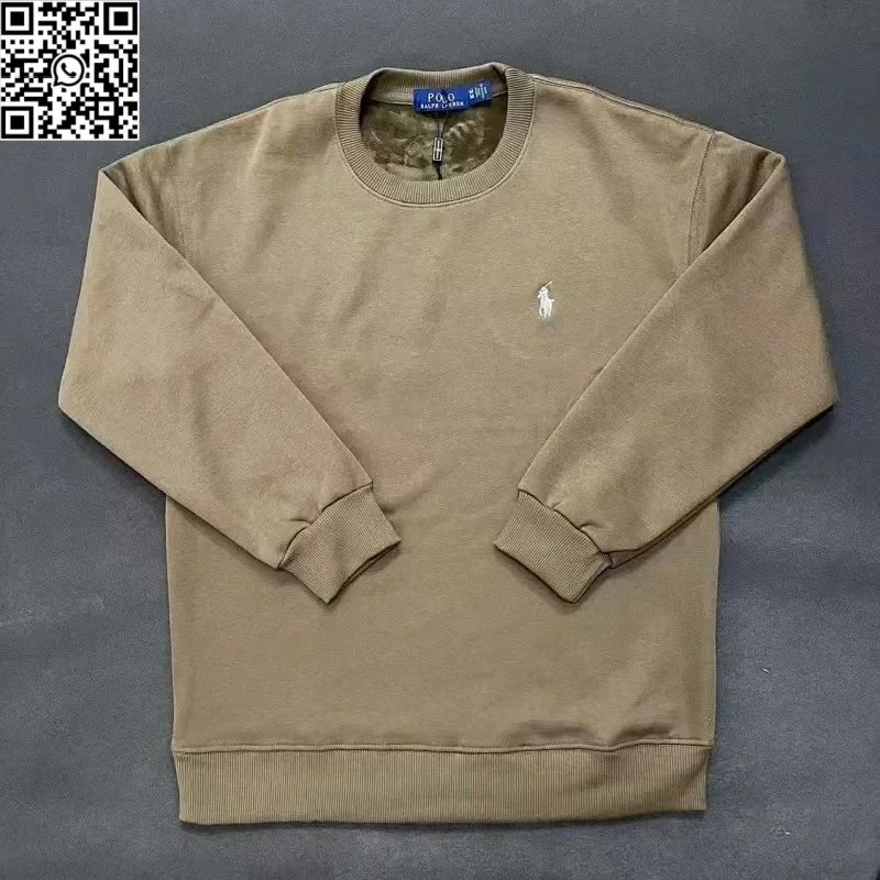 圆领卡其色白标*Top quality