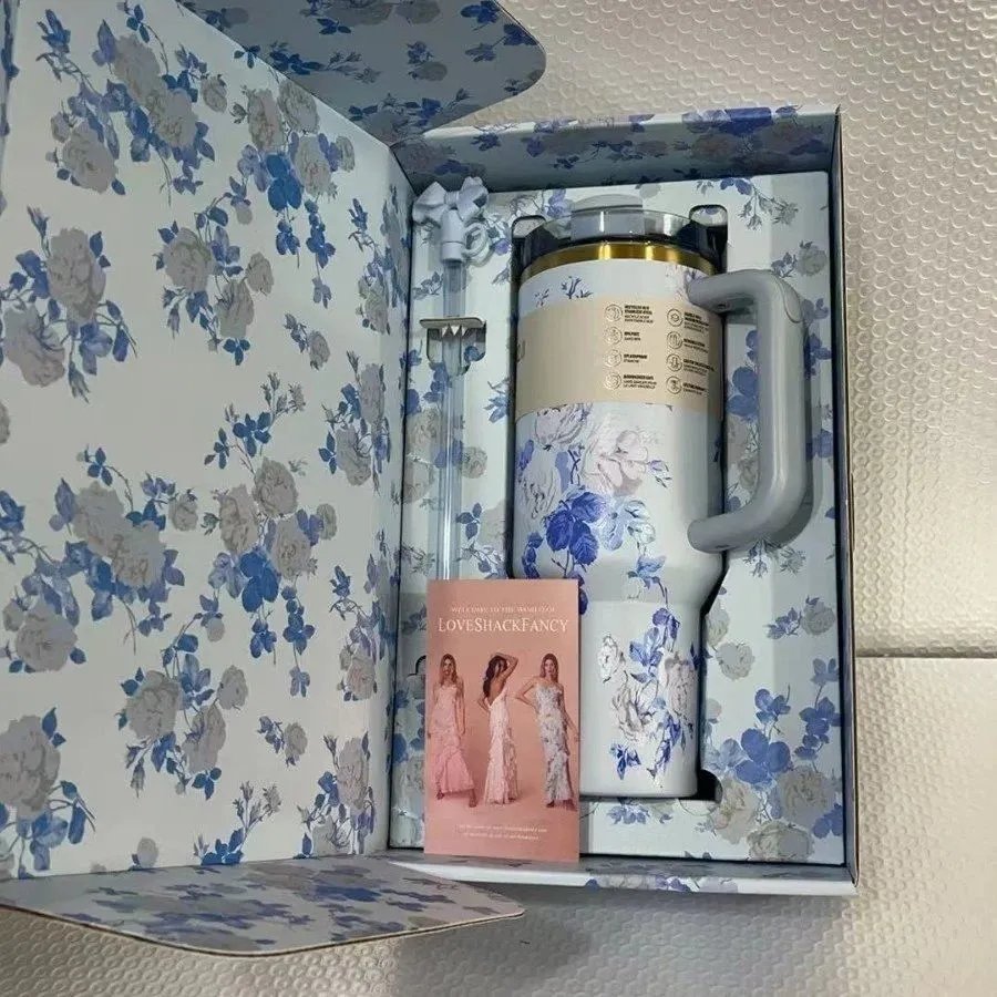 繁花蓝礼盒装