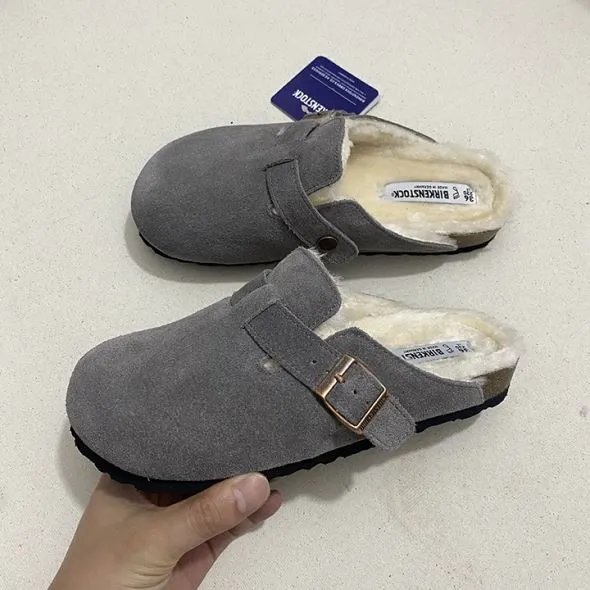 烟灰色加绒（牛反绒）