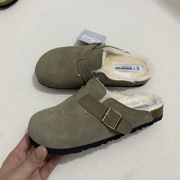 灰绿色加绒（牛反绒）