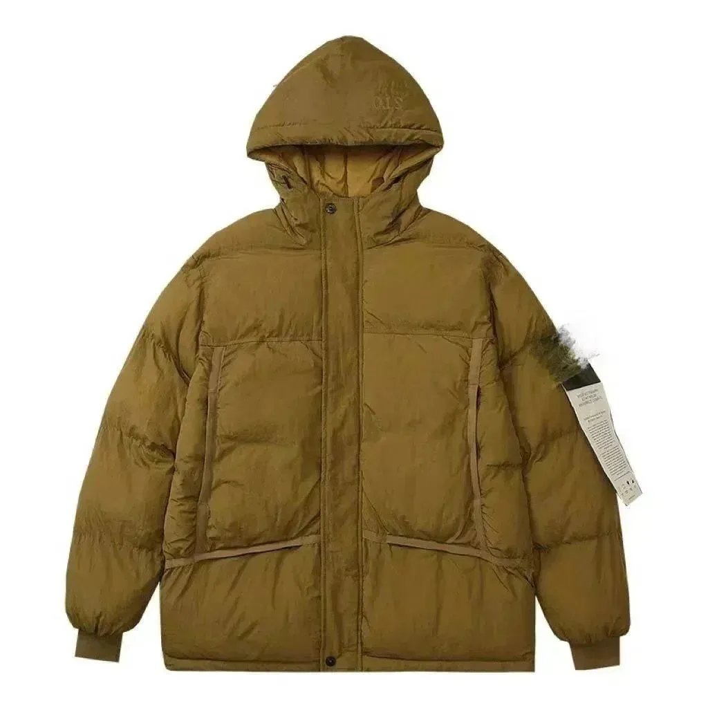 羽绒服深黄色9