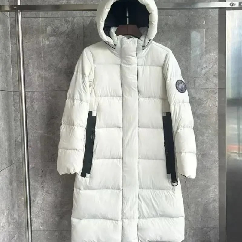 C鹅长款白色黑标