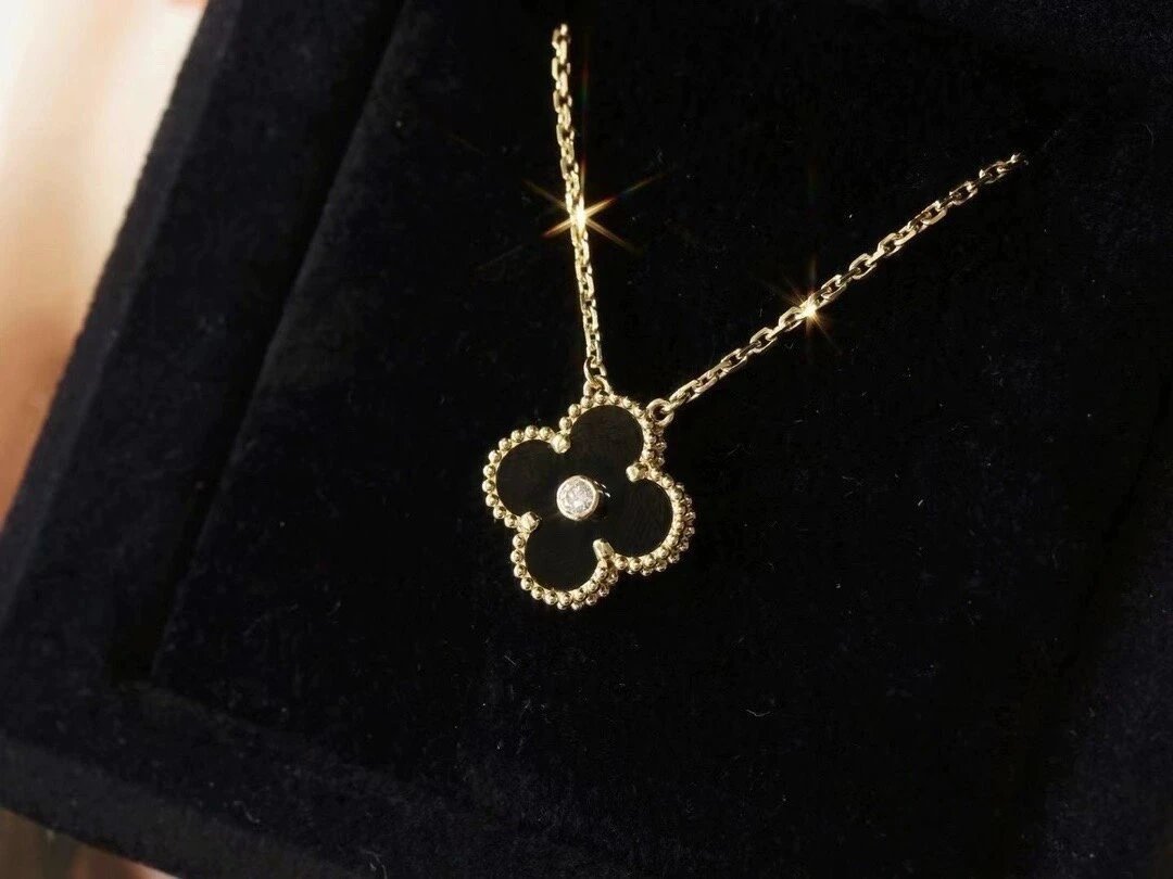 中号-带钻黄金黑玛瑙