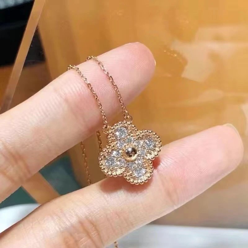中号-玫瑰金满钻